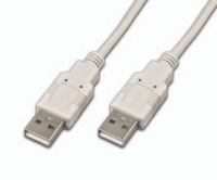 Wirewin USB A-A MM 5.0 GR USB-kabel 5 m USB 2.0 Wit