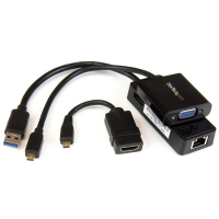 StarTech.com Kit accessori 3 in 1 per Lenovo Yoga 3 Pro - Micro HDMI a VGA - Micro HDMI a HDMI - USB 3.0 a GB LAN