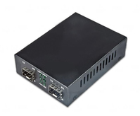 Lightwin LWC-SFP-SFP netwerk media converter 1000 Mbit/s Single-mode Zwart