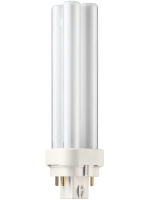 Philips MASTER PL-C 4 Pin fluorescente lamp 13 W G24q-1 Warm wit