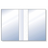 Rexel Pochette grainée carte ID A8 / 57x89 mm, transparent (25)