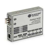 Black Box LMC100A-SMLC-R2 netwerk media converter 100 Mbit/s Grijs