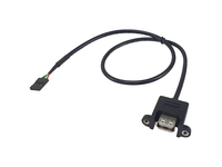 Equip 128820 csatlakozó átlakító 4-Pin USB-A Fekete