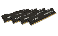 HyperX FURY Black 16GB DDR4 2400MHz Kit módulo de memoria 4 x 4 GB