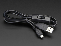 Adafruit 2379 USB Kabel 1,5 m USB A Micro-USB B Schwarz