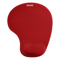 Savio MP-01BL mouse pad red Rot