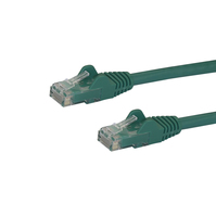 StarTech.com 35ft CAT6 Ethernet Cable - Green CAT 6 Gigabit Ethernet Wire -650MHz 100W PoE RJ45 UTP Network/Patch Cord Snagless w/Strain Relief Fluke Tested/Wiring is UL Certifi...