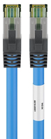 Wentronic 45657 Netzwerkkabel Blau 0,25 m Cat8.1 S/FTP (S-STP)