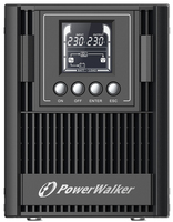 PowerWalker VFI 1000 AT FR szünetmentes tápegység (UPS) Dupla konverziós (online) 1 kVA 900 W 3 AC kimenet(ek)