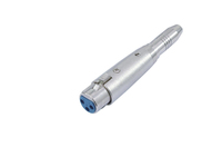 Omnitronic 30226550 tussenstuk voor kabels XLR 6.3mm Zilver