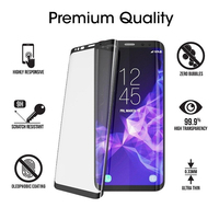 JLC Samsung S9 Plus 3D Tempered Glass Screen Protector - Black Edge