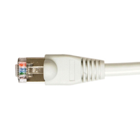 Videk Booted Cat5e STP RJ45 to RJ45 Patch Cable Beige 8m