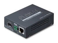 PLANET 802.3at PoE+ PD convertitore multimediale di rete 2000 Mbit/s Nero