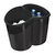 CEP 1003200161 trash can 15 L Oval Polypropylene (PP) Black