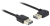 DeLOCK 3m USB 2.0 A m/m 90° USB-kabel USB A Zwart