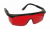 Laserliner 020.70A veiligheidsbril Zwart, Rood