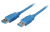 S-Conn 3m USB3.0 A USB Kabel USB 3.2 Gen 1 (3.1 Gen 1) USB A Blau