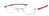 Eschenbach 2913-110 Unisex Rectangle Rimless Purple