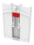 TESA 77767-00000 gancho para almacenamiento Interior Gancho universal Gris, Rojo, Blanco 2 pieza(s)