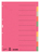 Esselte 43590000 Tab-Register Leerer Registerindex Karton Pink