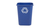 Rubbermaid FG295773BLUE cubo de basura Rectangular Azul