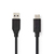 Nedis CCGP61650BK10 USB Kabel 1 m USB 3.2 Gen 2 (3.1 Gen 2) USB A USB C Schwarz