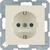Hager 47238982 veiligheidsplaatje voor stopcontacten Wit