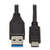 Tripp Lite U428-20N-G2 USB-C to USB-A Cable (M/M), USB 3.2 Gen 2 (10 Gbps), Thunderbolt 3 Compatible, 20-in. (50.8 cm)
