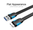Vention Flat USB3.0 A Male to Micro B Male Cable 1M Black
