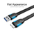 Vention Flat USB3.0 A Male to Micro B Male Cable 0.5M Black