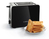 Bosch TAT7203GB toaster 2 slice(s) 1050 W Black, Stainless steel