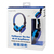 LogiLink HS0049BL hoofdtelefoon/headset Hoofdtelefoons Hoofdband 3,5mm-connector Zwart, Blauw