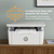 HP LaserJet Impresora multifunción M140w, Blanco y negro, Impresora para Oficina pequeña, Impresión, copia, escáner, Escanear a correo electrónico; Escanear a PDF; Tamaño compacto