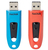 SanDisk Ultra lecteur USB flash 64 Go USB Type-A 3.2 Gen 1 (3.1 Gen 1) Bleu, Rouge