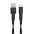 Rivacase PS 6002 BK12 USB kábel 1,2 M USB 2.0 USB C USB A Fekete