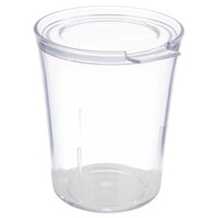 APS SUPER CUP to go, Inhalt: 250 ml 8 Transparente, stapelbare Becher mit