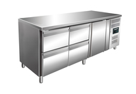 SARO Kühltisch mit 1 Tür und 2x 2er Schubladenset, Modell KYLJA 3140 TN -