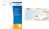 HERMA Etiquette d'adresse, 70 x 42 mm, coins pointus, blanc (6500404)