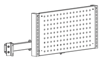 Schwenkarm komplett Typ1 mit Lochblech 660x370mm, für ERGO-Packtische/Arbeitstische