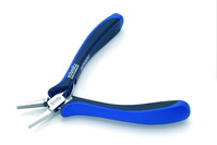 product - schmitz electronic flat nose pliers ESD short, serrated jaws 5.1/4"