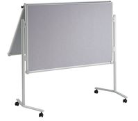Presentatiebord MAULpro, klapbaar,vilt grijs, 150 x 120