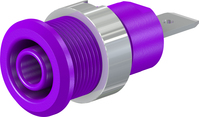 4 mm Sicherheitsbuchse violett SLB4-F6,3/N-X
