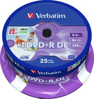 DVD+R DL Cakebox 25 Discs VERBATIM 43667(VE25)