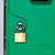 Medium Plastic Locker - Green