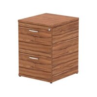 Dynamic Impulse 2 Drawer Filing Cabinet Walnut I000132