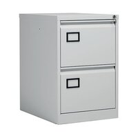 Jemini Light Grey 2 Drawer Filing Cabinet (Dimensions: W470 x D622 x H711mm) KF20042