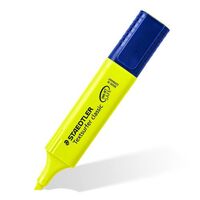 Staedtler Textsurfer Classic Highlighter Pen Chisel Tip 1-5mm Line Yell(Pack 10)