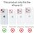 NALIA Klares Hybrid Case mit Kette für iPhone 13, Transparentes Hardcase & Silikon Rahmen, Schutzhülle & Handy-Schnur Pink