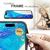 NALIA Glass Cover Marble Look compatible with iPhone 14 Pro Case, Shatterproof Scratch-Resistant Anti-Fingerprint Silk Touch Matt, 9H Tempered Glass Hardcase & Silicone Frame, P...