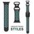 NALIA Airflow Bracelet Silicone Smart Watch Strap compatible with Apple Watch Strap Ultra/SE & Series 8/7/6/5/4/3/2/1, 42mm 44mm 45mm 49mm, Sports Watch Band Men & Women Grey Tu...